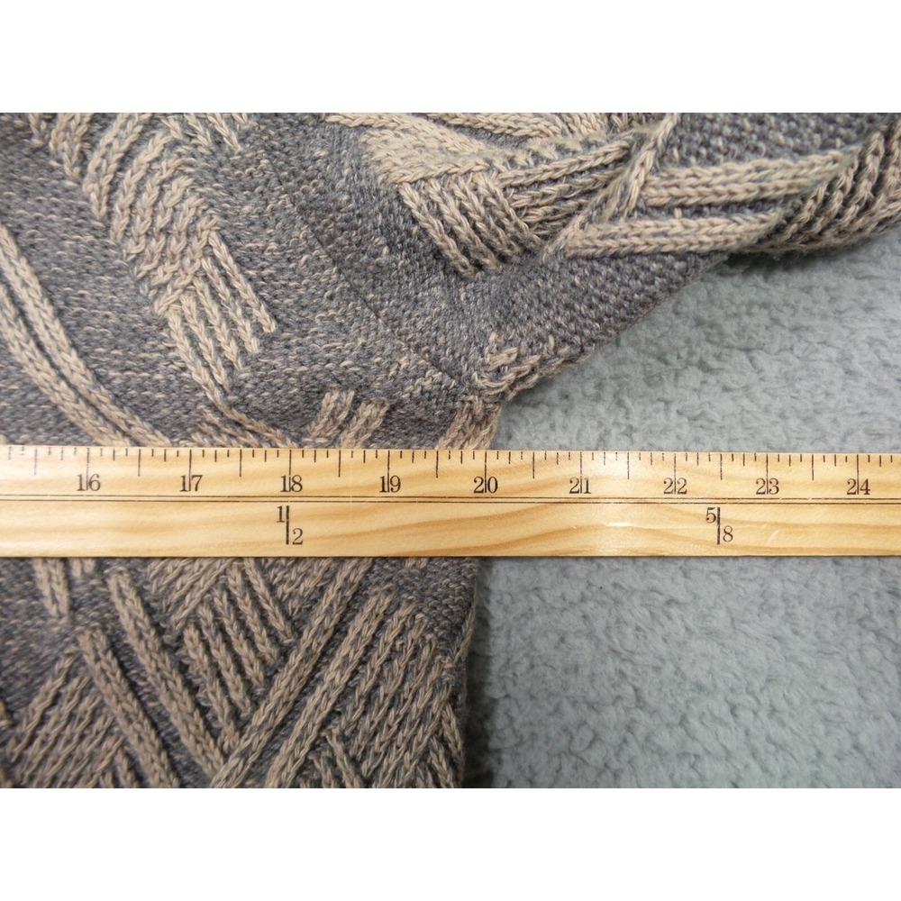 Soft Surroundings Sweater Womens Size Medium Beige Gray Open Front Cardigan NWT - Picture 11 of 15